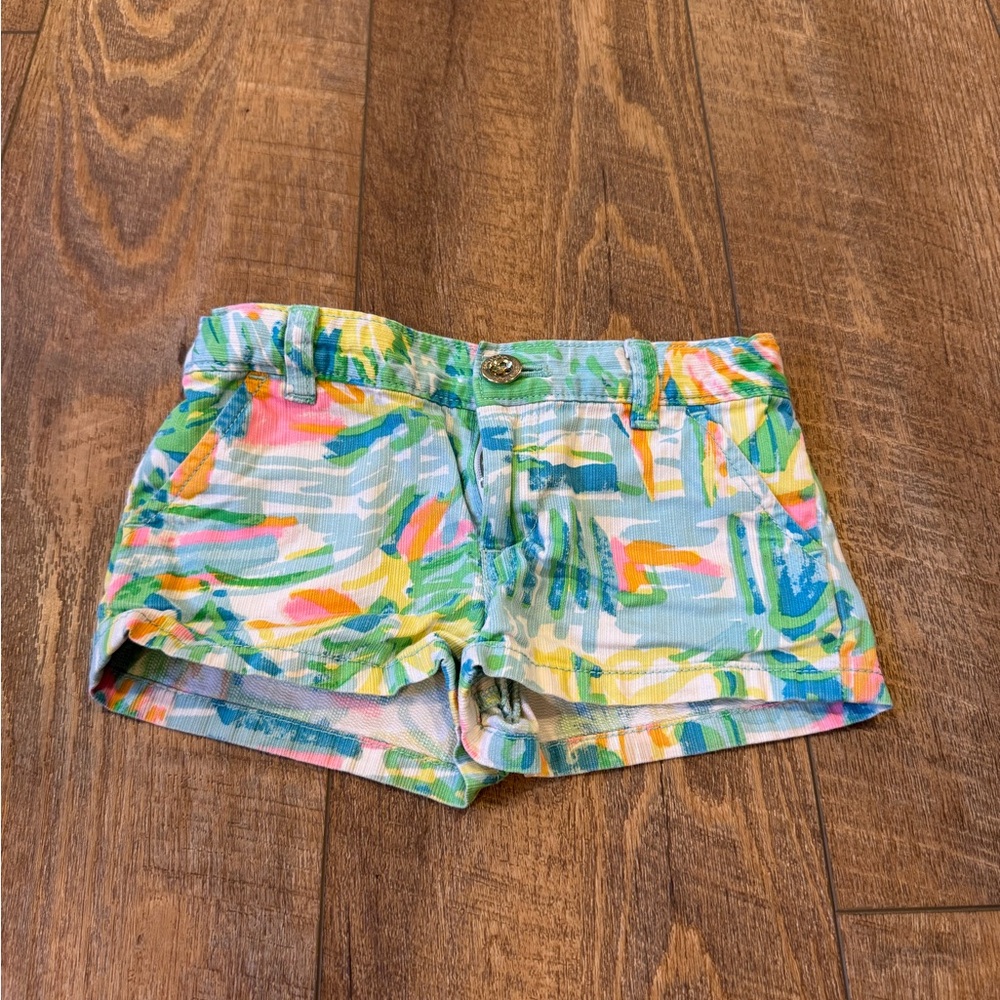 Lilly Pulitzer Girl’s Colorful Shorts Size 4 - Tropical Print